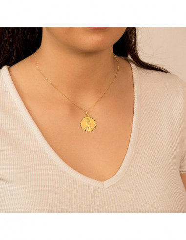 18K MEDALLA ORO AMARILLO VIRGEN DE...