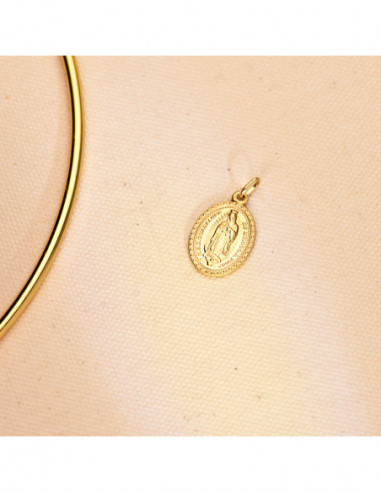 18K ESCAPULARIO VIRGEN DE GUADALUPE...
