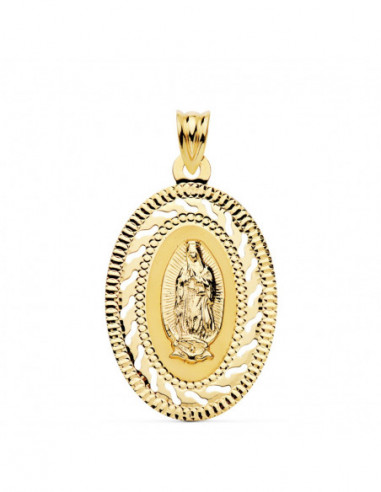 18K MEDALLA ORO AMARILLO VIRGEN...