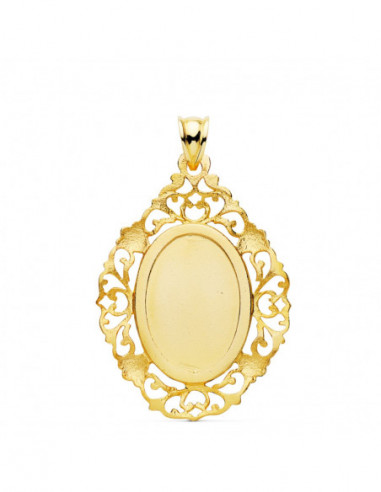 18K MEDALLA ORO AMARILLO VIRGEN DE...