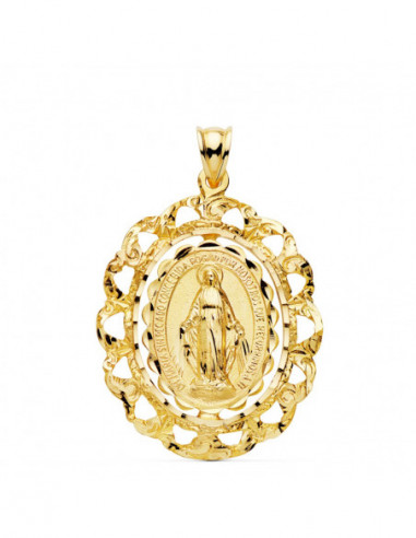 18K MEDALLA ORO AMARILLO VIRGEN...