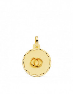 18K CHAPA DISCO REDONDO... 2