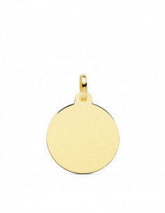 18K CHAPA DISCO LISO BRILLO... 2