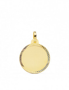 18K CHAPA DISCO LISO MATE... 2