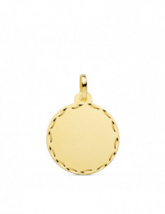 18K CHAPA DISCO LISO MATE... 2