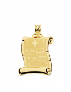 18K CHAPA PERGAMINO BRILLO... 2