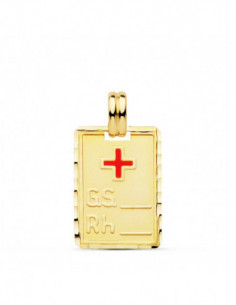 18K CHAPA GRUPO SANGUINEO +... 2