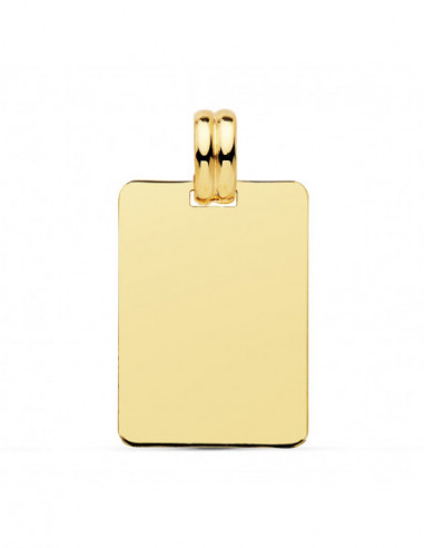 18K CHAPA ORO AMARILLO LISA EN BRILLO...