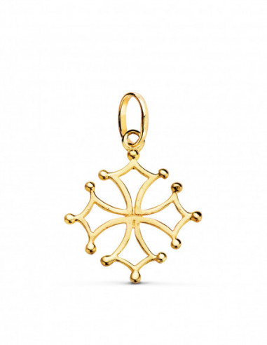 18K CRUZ DE OCCITANIA ORO AMARILLO....
