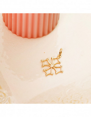 18K CRUZ DE OCCITANIA ORO AMARILLO....