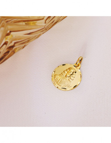 18K MEDALLA ORO AMARILLO CRISTO...