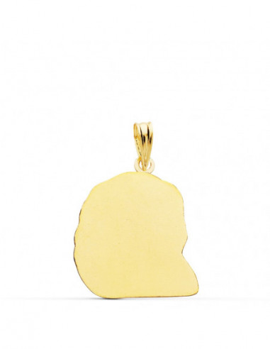 18K CABEZA DE CRISTO 23X19 MM