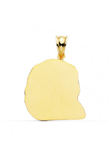 18K CABEZA DE CRISTO 26X21 MM