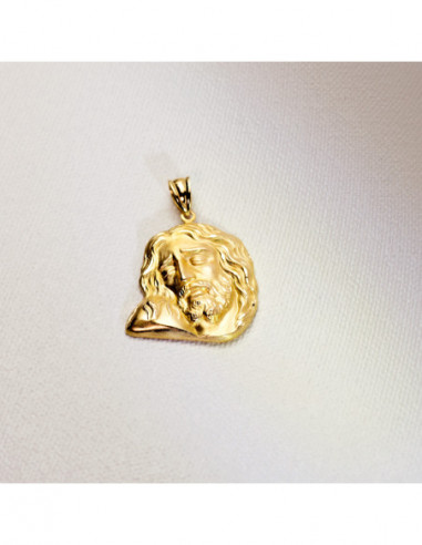 18K CABEZA DE CRISTO 30X25 MM