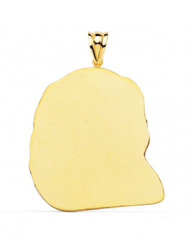 18K CABEZA DE CRISTO 42X35 MM