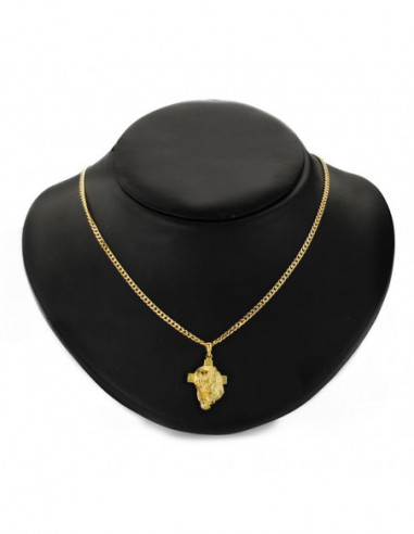 18K COLGANTE CABEZA DE CRISTO CON...