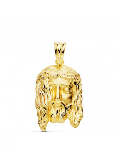 18K COLGANTE CABEZA CRISTO 26X16 MM