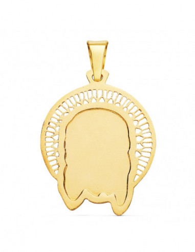 18K COLGANTE CABEZA CRISTO ORLA 29X25 MM