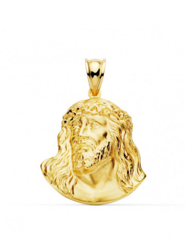 18K CRISTO SANTO ROSTRO 27X22 MM