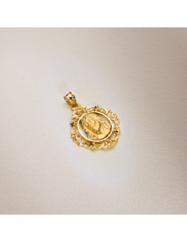 18K COLGANTE CRISTO ORO AMARILLO...