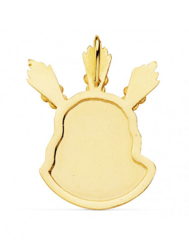 18K COLGANTE CABEZA DE CRISTO...
