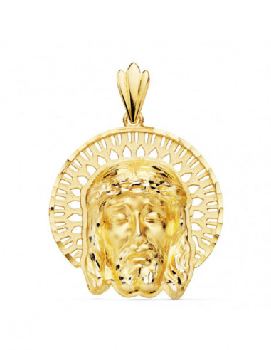 18K COLGANTE CABEZA DE CRISTO ORLA...