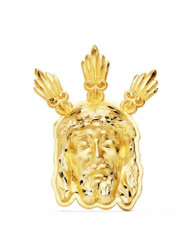 18K COLGANTE CABEZA DE CRISTO...