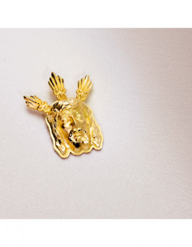 18K COLGANTE CABEZA DE CRISTO...