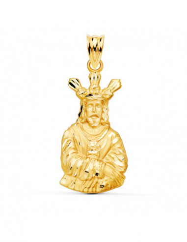 18K MEDALLA CRISTO CAUTIVO SILUETA...