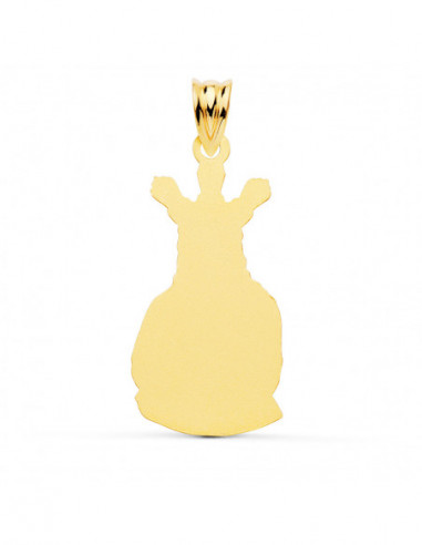 18K MEDALLA CRISTO CAUTIVO SILUETA...