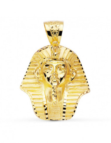 18K COLGANTE FARAON GIGANTE. 46X44 M