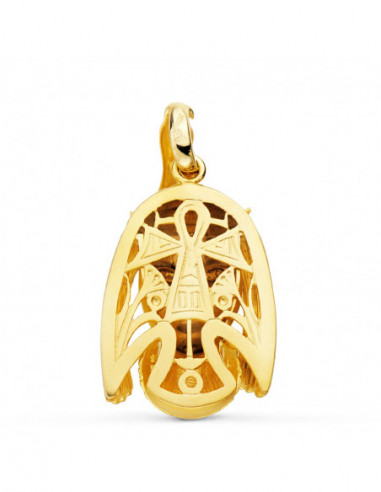 18K COLGANTE ORO BICOLOR NEFERTARI...