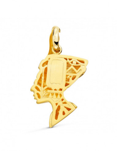 18K COLGANTE ORO BICOLOR NEFERTITI...