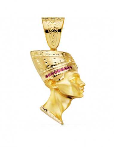 18K COLGANTE ESFINGE NEFERTITI...