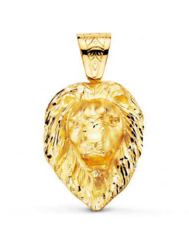 18K COLGANTE LEON GIGANTE TALLADO...