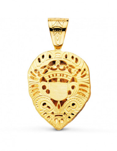 18K COLGANTE LEON GIGANTE TALLADO...