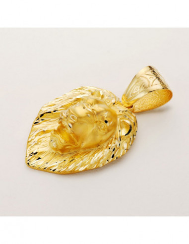 18K COLGANTE LEON GIGANTE TALLADO...