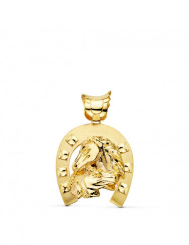 18K COLGANTE ORO AMARILLO HERRADURA...