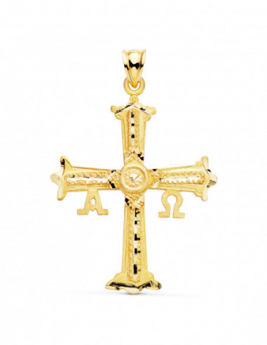 18K CRUZ DE COVADONGA ORO AMARILLO...