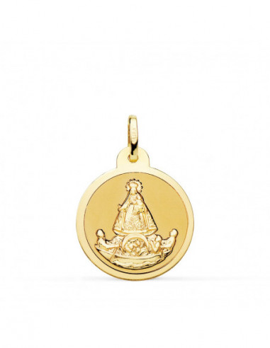 18K MEDALLA VIRGEN DE LA CARIDAD DEL...