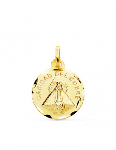 18K MEDALLA VIRGEN DE LA CARIDAD DEL...