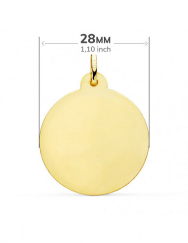 18K MEDALLA ORO AMARILLO VIRGEN...