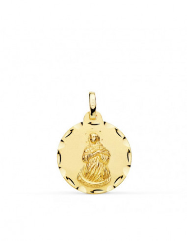 18K MEDALLA VIRGEN INMACULADA TALLADA...