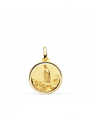 18K MEDALLA VIRGEN DE FATIMA 16 MM...