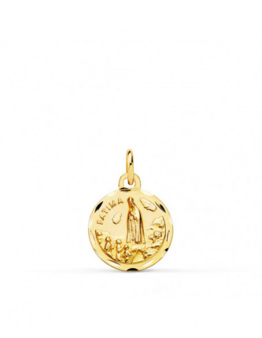 18K MEDALLA VIRGEN DE FATIMA 12 MM
