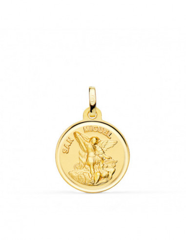 18K MEDALLA ORO AMARILLO SAN MIGUEL...