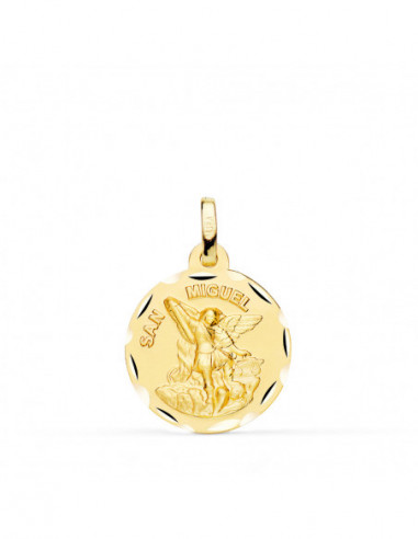 18K MEDALLA ORO AMARILLO SAN MIGUEL...