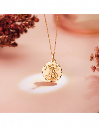 18K MEDALLA ORO AMARILLO SAN MIGUEL...