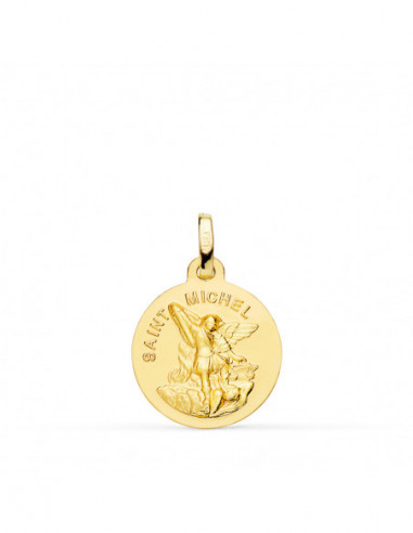18K MEDALLA ORO AMARILLO SAINT MICHEL...