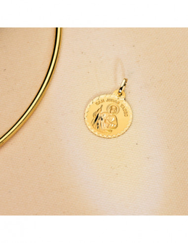 18K MEDALLA SAN JUDAS TADEO TALLA...